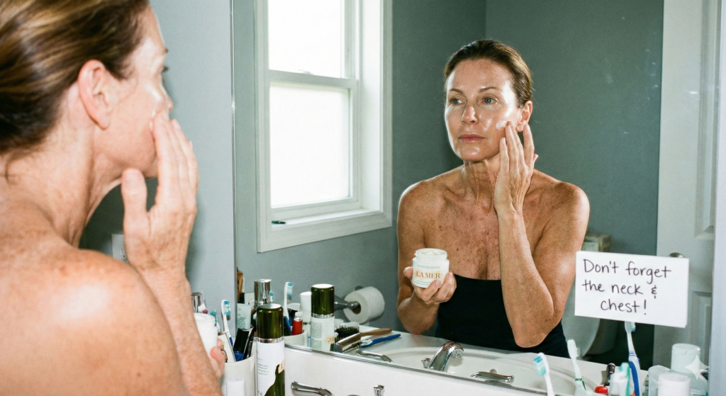 Mistake #7: Neglecting Your Neck and Décolletage in Your Routine