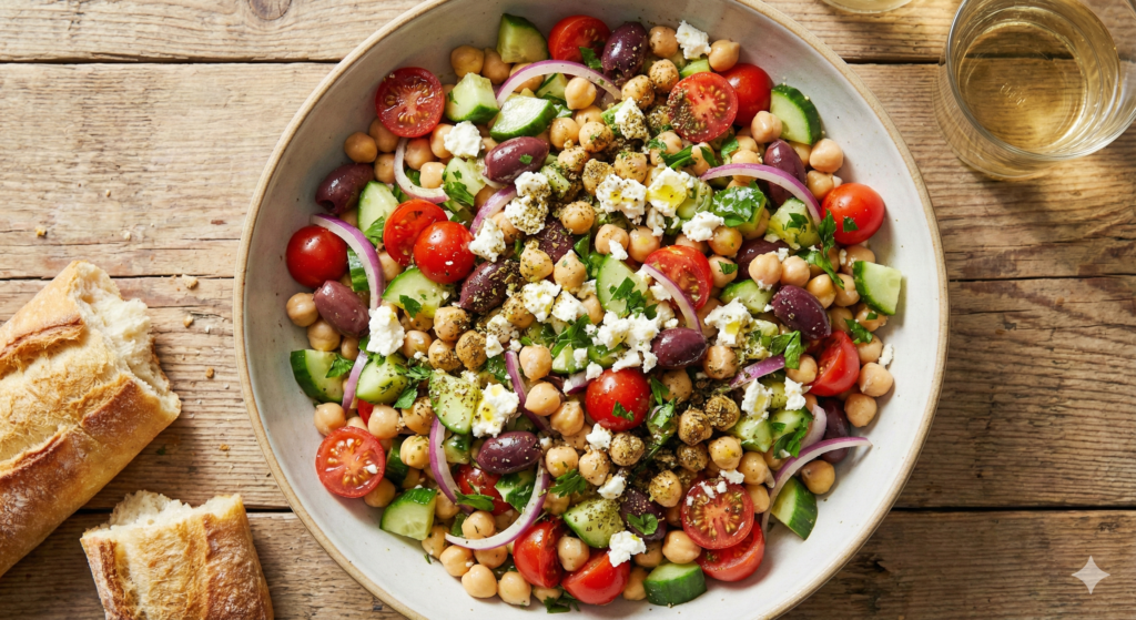Mediterranean Chickpea Salad