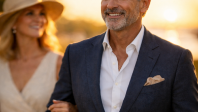 mature couple - dating app