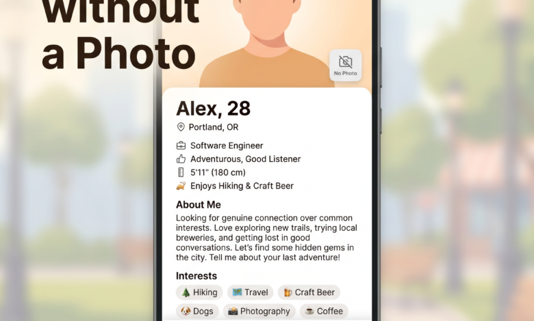 What happens when you use dating apps without a profile picture